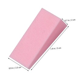 FRCOLOR 48pcs Triangle Makeup Sponge Set Soft Powder Puff for Foundation Highlighters Mini Trapezoid Beauty Sponges