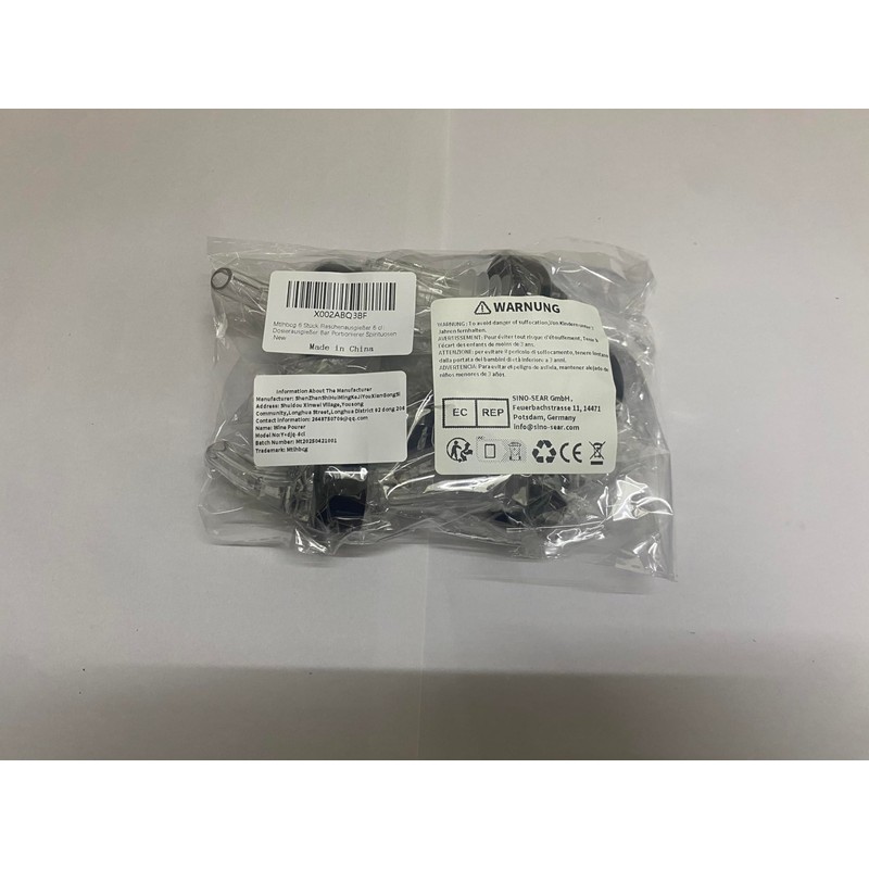 Yadiraom 6 beccucci per bottiglie da 6 cl, dosatore per