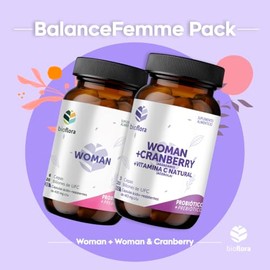 Probioticos Bioflora Pack Balance Femme Cápsulas Woman Cranberry Ácido Resistntes Contiene Diferentes Cepas Probióticos Billones