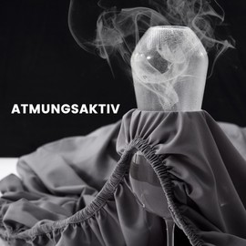 Sonive Fitted Sheet, Soft and Breathable Bed Sheet, 30 cm Deep Pocket, Skin-friendly, Machine Washable, for Teenagers, Dark Grey, 140 x 200 cm