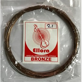 Bronze String Coil Gauge 21, 0.775 mm, 0.030 inch For Sitar Veena Surbahar