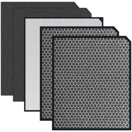 AD2k Filter For Air Purifier Compatible with AIRD CTOR 2000 Replacement Filter （1+2+2）