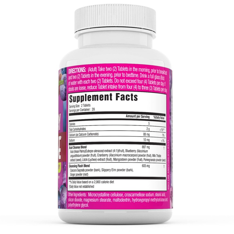 Applied Nutrition 14-Day Acai Berry Cleanse Tablets 56 ct, Pack