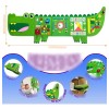 Rivibou Tablero Montessori De Cocodrilo Tablero Sensorial