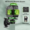 CHISHIB 16 Lines Green Laser Level Kit -4x360° 4D Self-Leveling