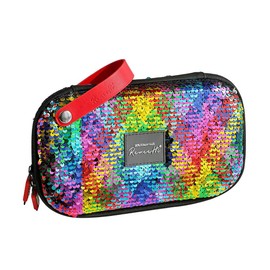 RemeeHi Lace Wig Travel Bag Storage Case, Hair Tools Hairdressing Bag, Stylist Cosmetic Organizer With Accessory Pockets Large G111