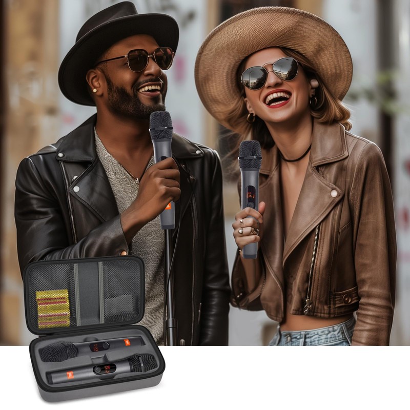 Wireless Microphone Case Compatible with JBL Wireless Two Microphone System/