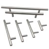 AcbbMNS 20Pcs Silver Kitchen Cabinet Handles 96mm Hole Center, Brushed