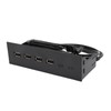 USB Front Panel Hub 5.25in 4 Ports High Speed Stable