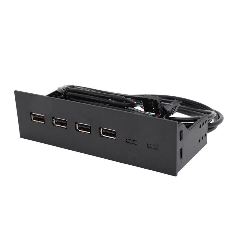 USB Front Panel Hub 5.25in 4 Ports High Speed Stable