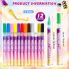 12 Color Nail Art Pens Nail Polish Markers Set for