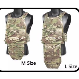 DMGear 전술 Pleated 조끼 가랑이 사타구니 보호 장비 액세서리 Airsoft 전쟁 남자 Molle 바디 갑옷 가방 [[18]RG XL SIZE] DMGear Tactical Pleated Vest Groin Protection Gear Accessory Airsoft War Men Molle Body Armor Bag [[18]RG XL SIZE]