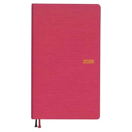 Daigo E1174 2026 Planner, Apoint, Weekly Planner, 1 Week Starts on Sunday, Pink