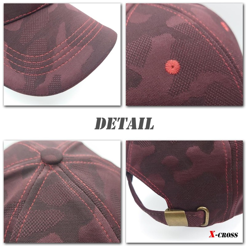X-cross Men's Camouflage Cap, Military Cap, One Size Fits Most,