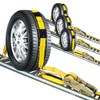 Autofonder E Track Tire Straps for Trailer Heavy Duty 2"