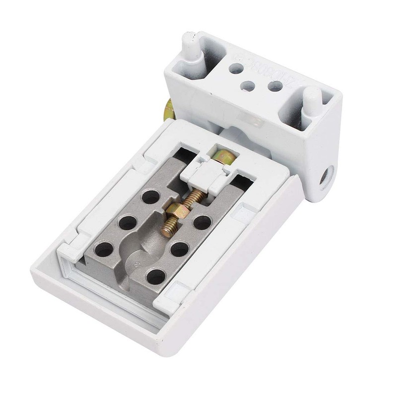 Sourcingmap PVC Plastic Window Casement Metal Screw Fixed Foldable T