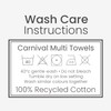 Odyssey Pack of 2 Carnival Zero Twist Bath Towels 70