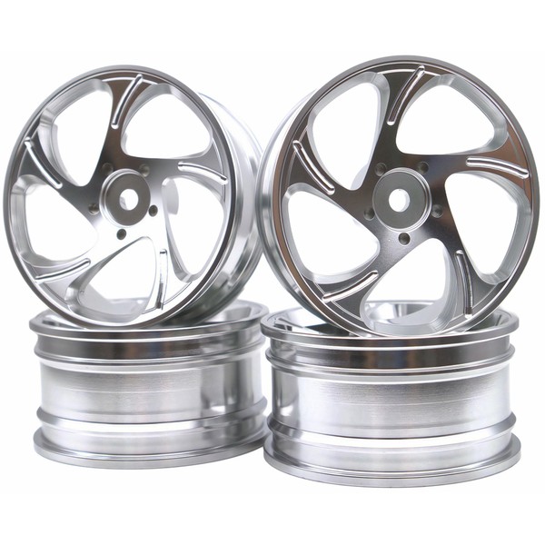 TxxRcss 1/10 RC Drift Tires and Aluminum Wheels Rims Rally