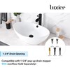 Luxier CS-004 Oval 23 in. Bathroom Ceramic Vessel Sink Art