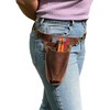 Garden Tool Belt, Handmade Premium Leather with Pouches Pockets Holster