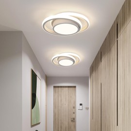 Comely LED Ceiling Light, 32 W LED Ceiling Light, Round, 2350 lm, Modern LED Ceiling Light for Bedroom, Bathroom, Kitchen, Aisle, Balcony, 4500 K, Neutral Light, Diameter 28 cm