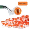 ciciment Button Cable UY2 Orange Clear Waterproof Crimp Butt Splice