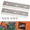 FancyTark 2 Set Replacement Blades for C40 Wood Chipper 4"