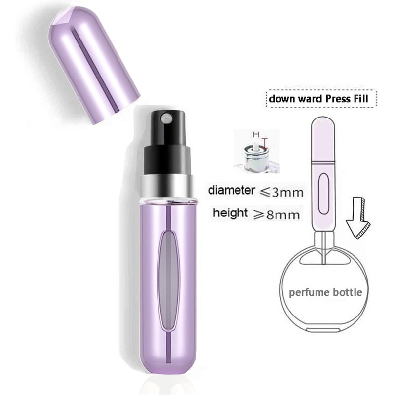 MIVIXI Portable Mini Refillable Atomizer Bottle Atomizer Travel Size Perfume