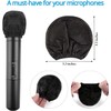 Disposable Microphone Covers, 40pcs Non-woven Windscreen with Elastic Band, Microphone