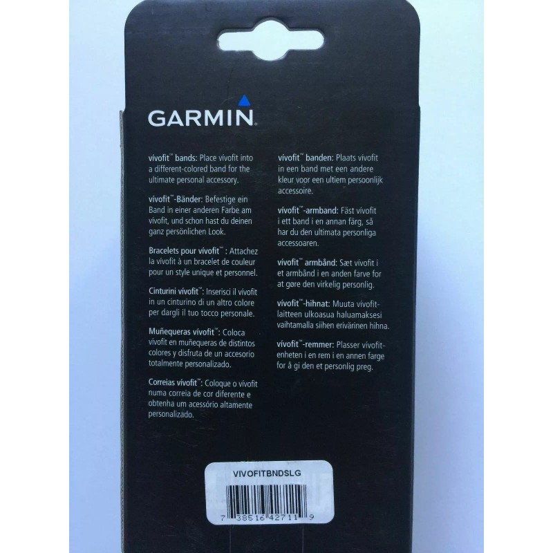 GARMIN Vivofit Replacement bands - 3 Pack (Purple, Teal, Blue)