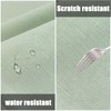 meioro Wipe Clean Tablecloth Waterproof Table Cloth, Rectangle Water Resistant