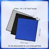 3Pack Golf Towels, Golf Towel for Bags with Clip and