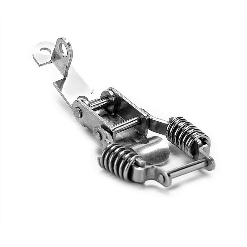 90 Degrees spring hasp Toolbox toggle latches lock，Stainless steel 304
