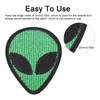 Alien Head Embroidered Patch Fabric Applique Fabric Sticker DIY Accessories