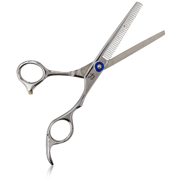ShearsDirect Japanese Stainless 35 Tooth Shear with Ergonomic Thinner, 6.0 Inch, 3.5 Ounce