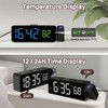 Netzu Projection Alarm Clock for Bedroom Ceiling, Compact Plug-in Digital