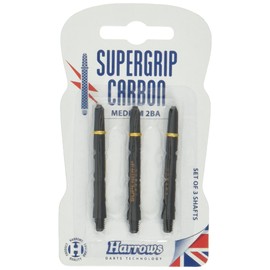 Harrows Super Grip Carbon Shaft Medium Black/Gold