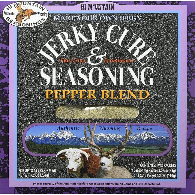 Hi Mountain Jerky Seasoning – Pepper Blend – 7.2 Ounces