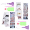 2 Set Diamond Bookmarks 5D DIY Painting Crystal Embroidery Tassel