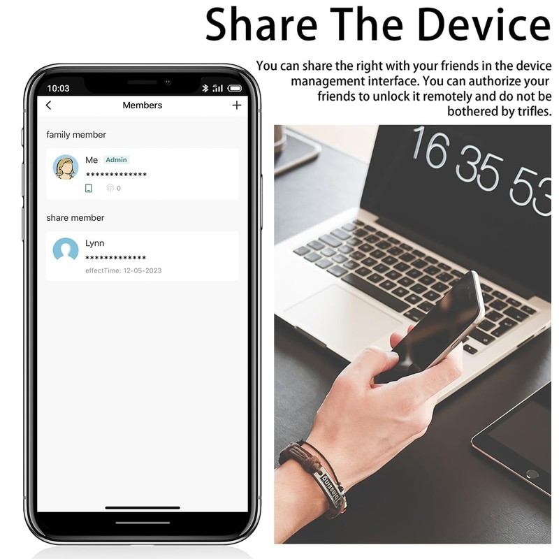 AICase Padlock Fingerprint Padlock