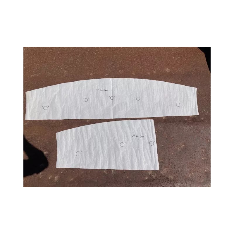 94-02 Dodge Ram clearance cab lights template