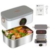 xeamun Cordless Electric Lunch Box for Men Adults,Portable & Self-Heating