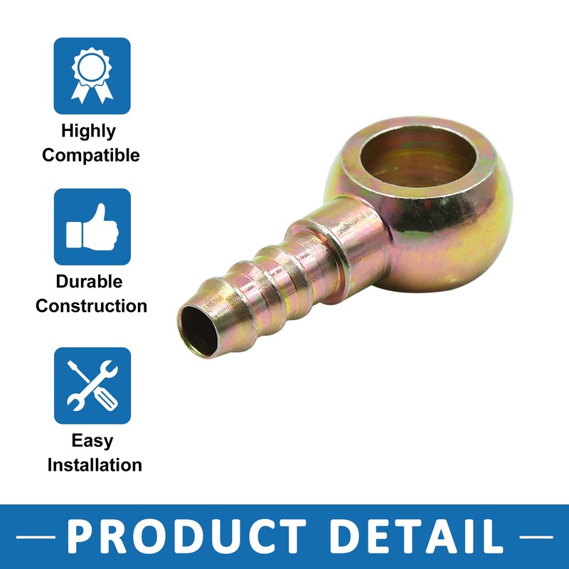 A ABSOPRO 2 x 8 mm Inner Diameter Hose Barb
