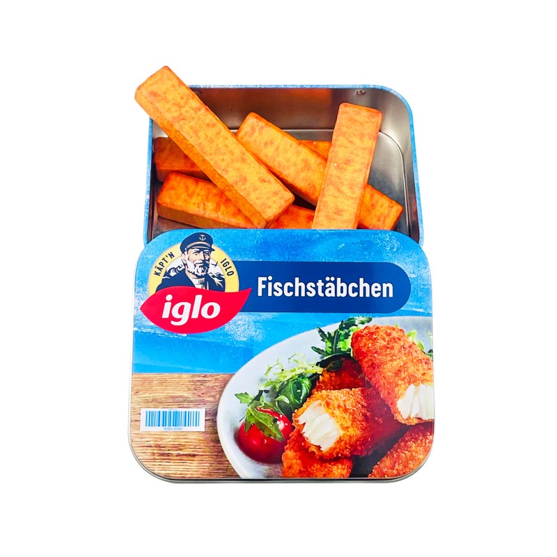 Igloo Fish Sticks Wooden Fish Sticks in Metal Tin for