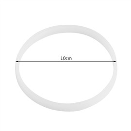 4PCS 10cm White Rubber Sealing O-Ring, Blender Sealing Ring Gasket Replacement Parts for Ninja Juicer Blender Replacement Seals Parts