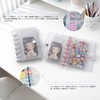 zenoco Sealing Book, Transparent Binder for Girls, A7, 6 Holes,
