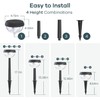 Linkind Castle Solar Path Lights, 3000 K Warm White Solar