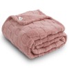 NEWCOSPLAY Super Soft Throw Blanket Pink Premium Silky Flannel Fleece