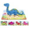 Wooden Puzzle, 3D Wooden Puzzle for Children, Dinosaur Toy, Wooden