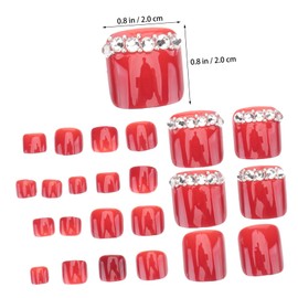 FOMIYES False Toe Nails for Women Sets of Natural Look Fake Nails Diy Special Occasions